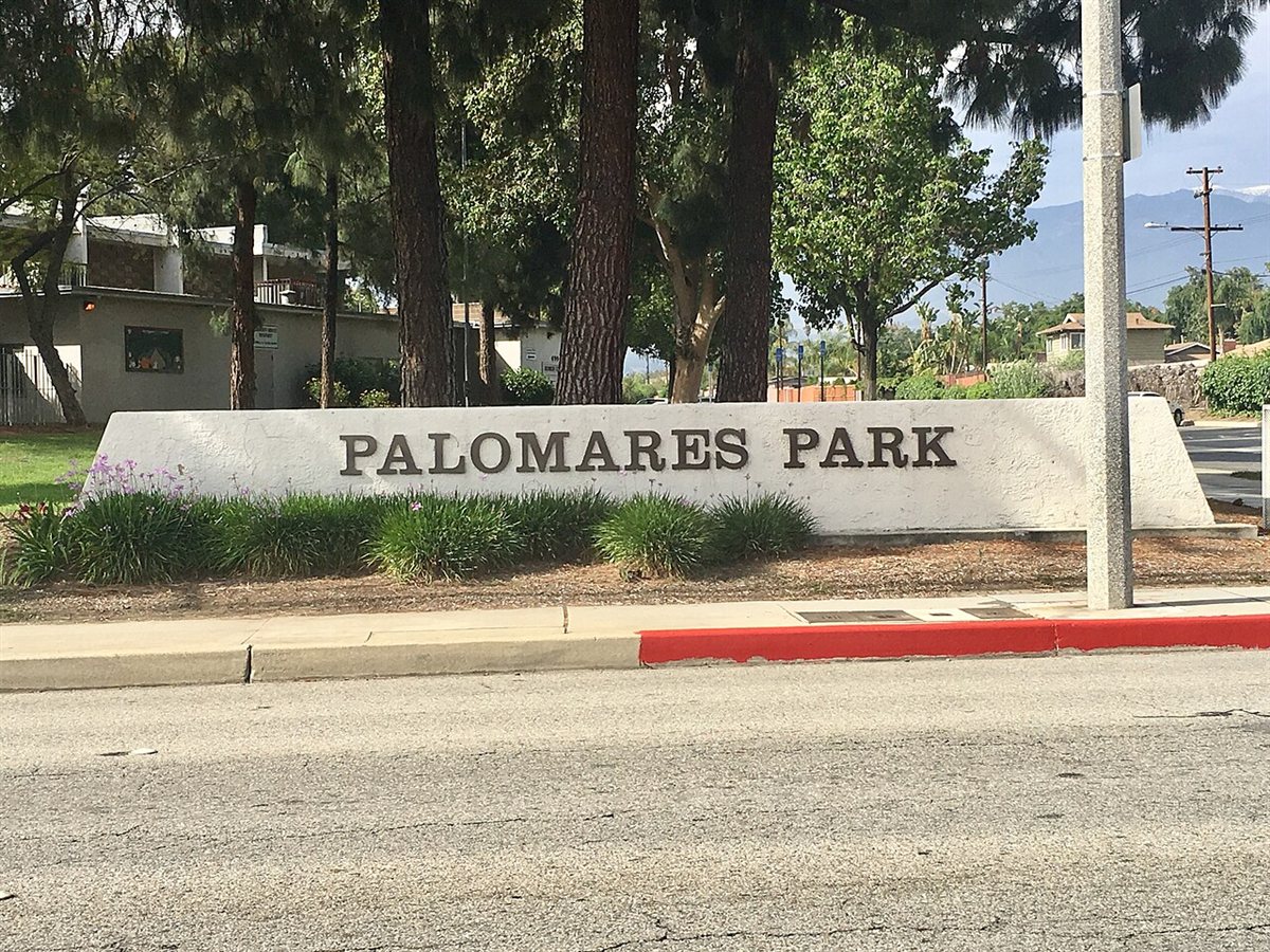 Pomona park and residential neighborhood